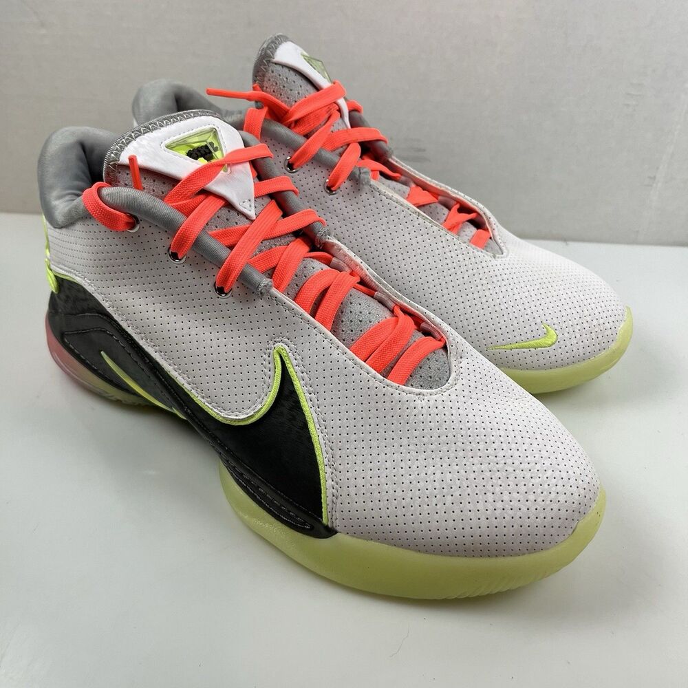 Nike LeBron 22 Crown Jewel White Volt Glow Mens Size 9.5 FZ1094-101